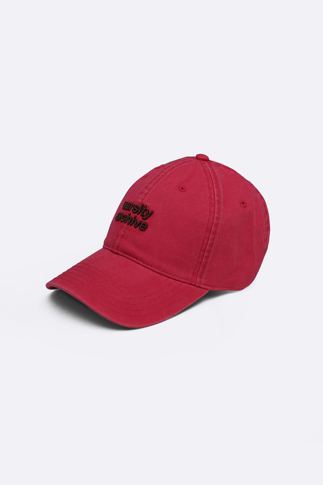 RED VARSITY COTTON CAP