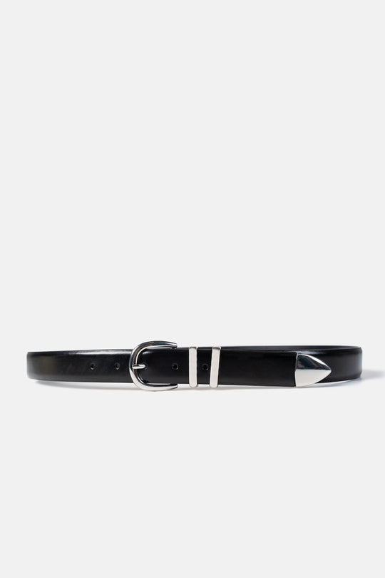 Dual-Keeper Leather Belt