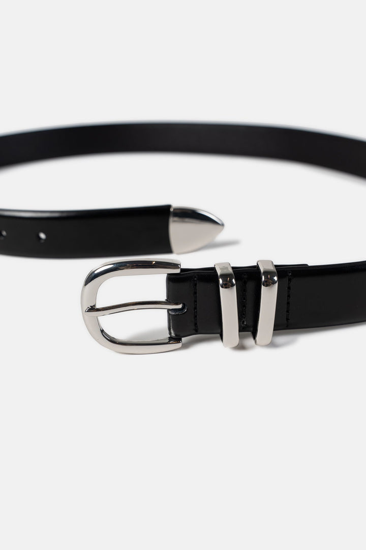 Dual-Keeper Leather Belt