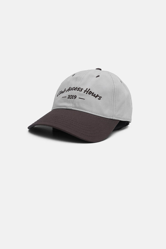 BEIGE-CLUB ACCESS COTTON CAP
