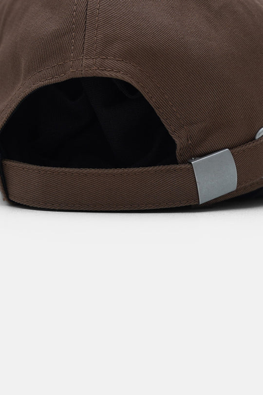 COFFEE-MONOTONE COTTON CAP