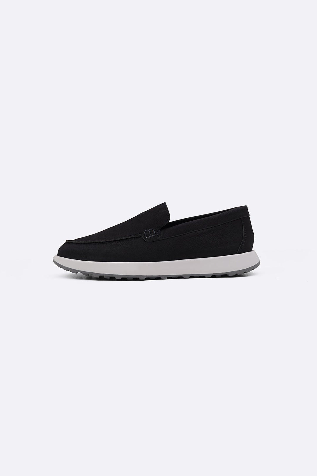 NAVY AIR LEATHER LOAFERS
