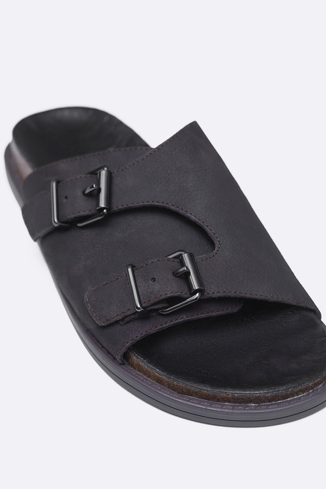 VANTA LEATHER SLIDES