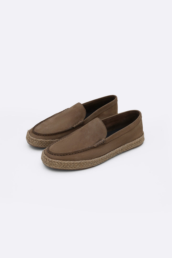 LEATHER SUMMER ESPADRILLES