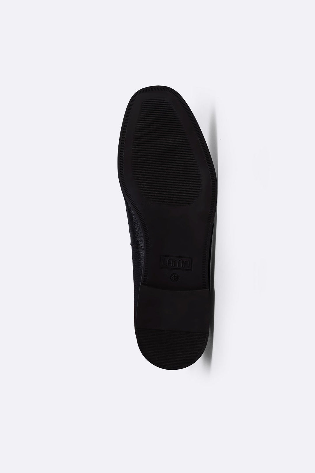 BLACK LEATHER PENNY LOAFERS
