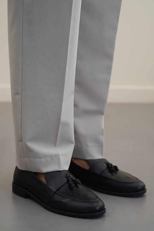 TASSEL LEATHER LOAFERS