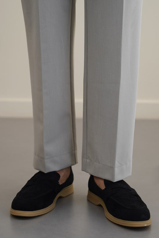GOAT SUEDE PENNY LOAFERS