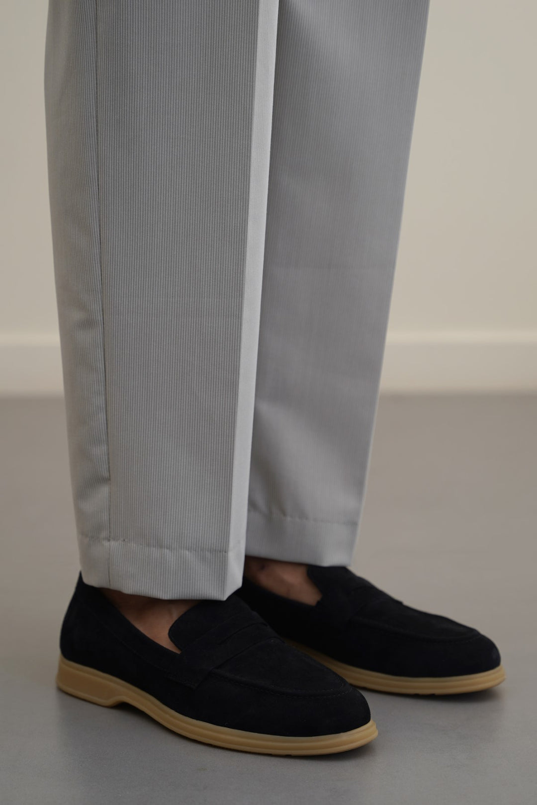 GOAT SUEDE PENNY LOAFERS