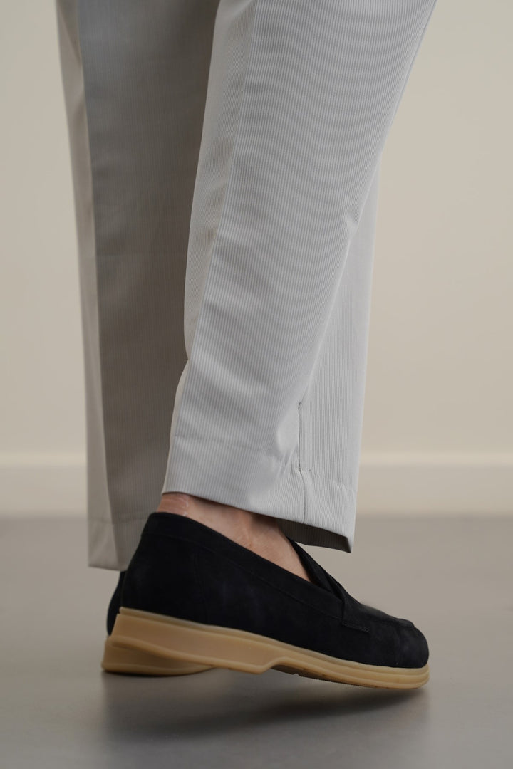 GOAT SUEDE PENNY LOAFERS