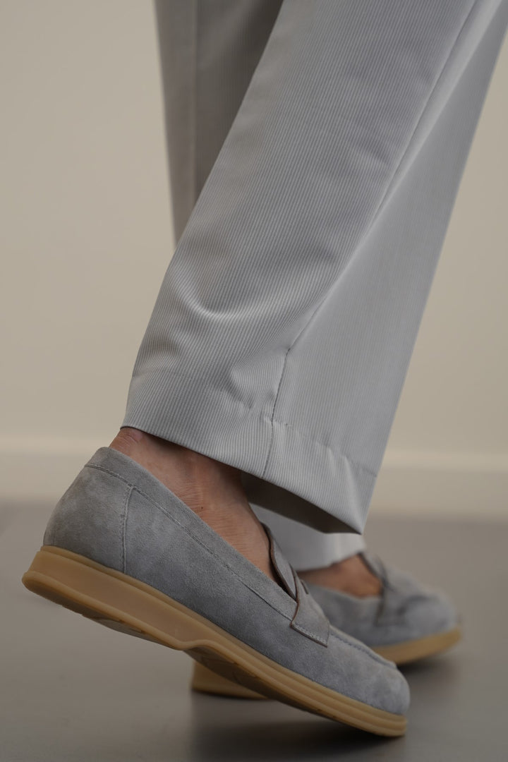 GOAT SUEDE PENNY LOAFERS