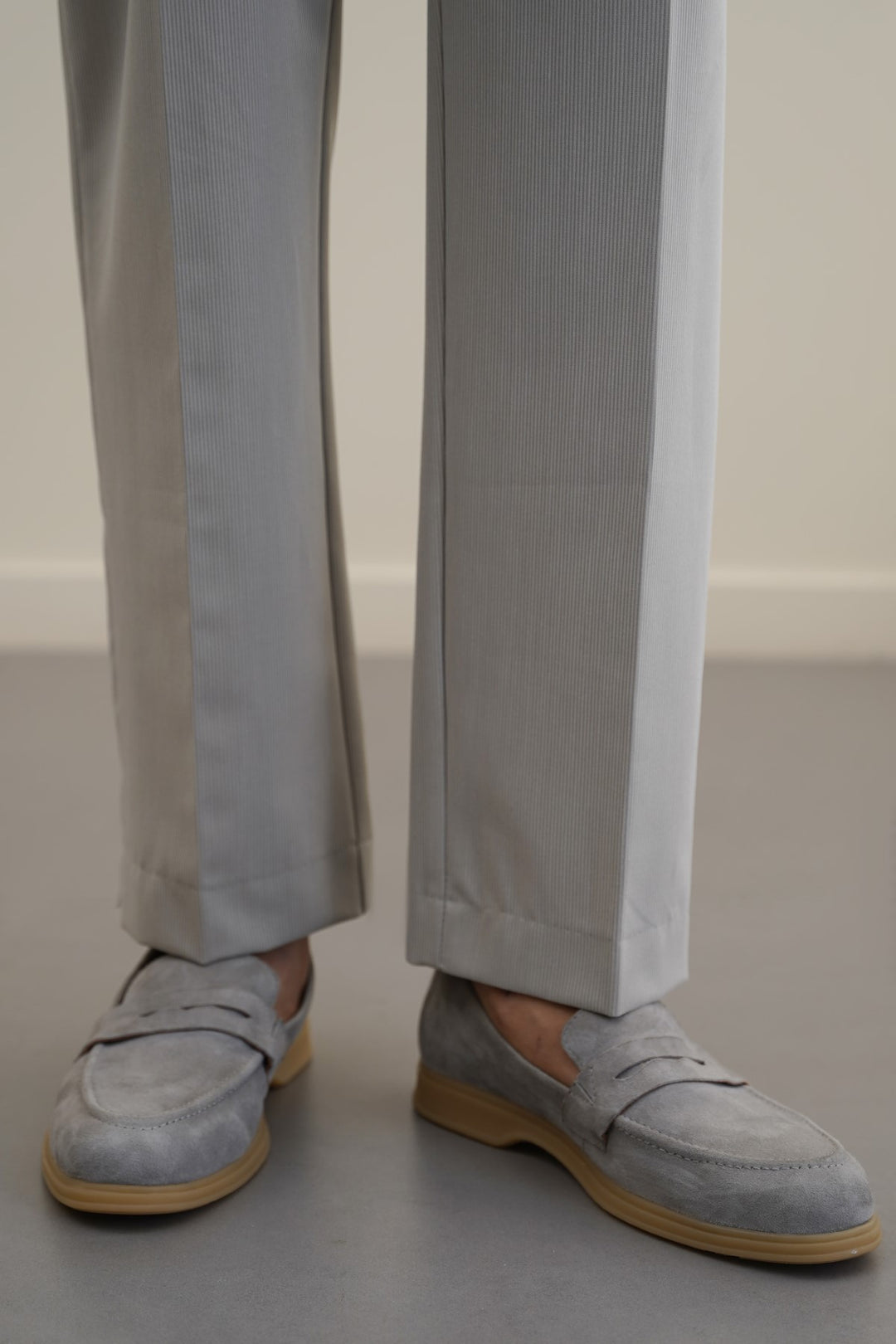 GOAT SUEDE PENNY LOAFERS