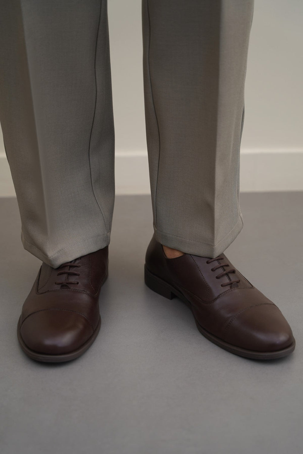 BROWN SMART LEATHER DRESS OXFORD