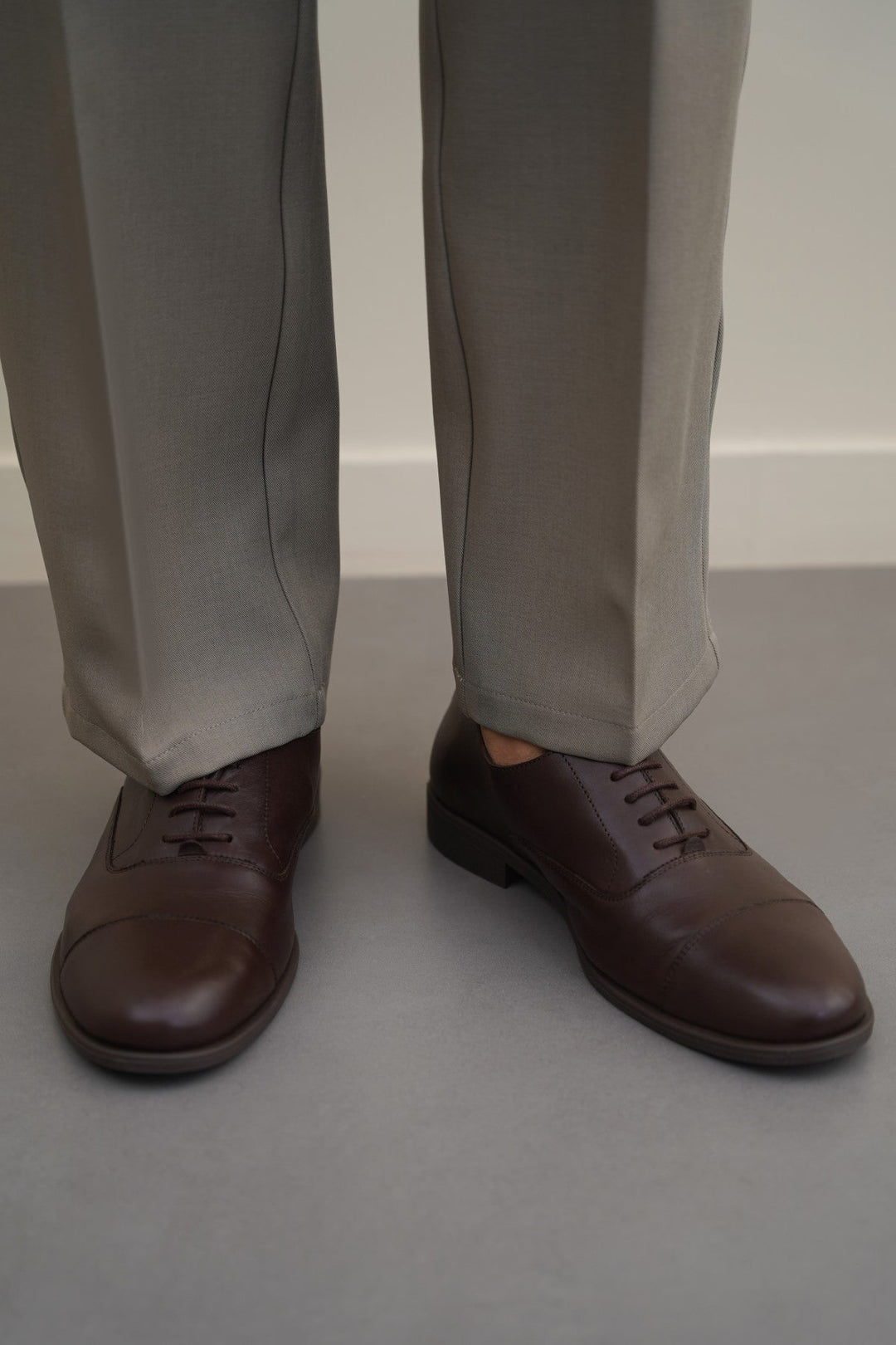 BROWN SMART LEATHER DRESS OXFORD