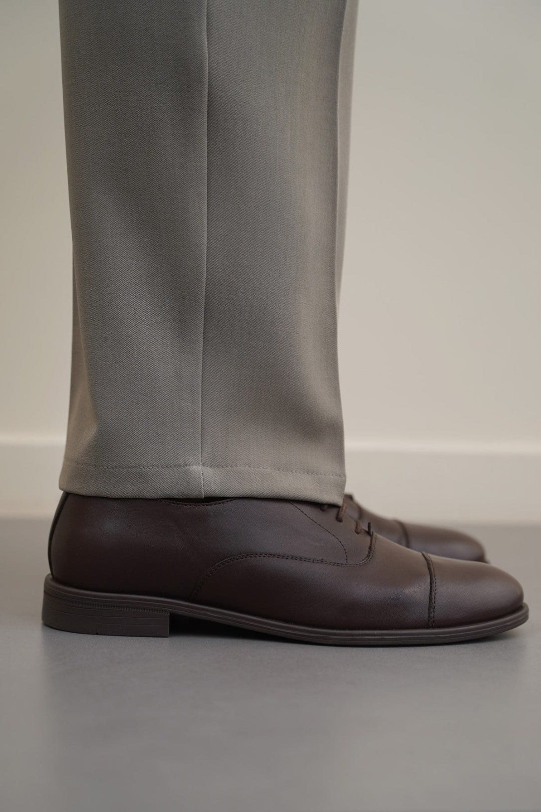 BROWN SMART LEATHER DRESS OXFORD