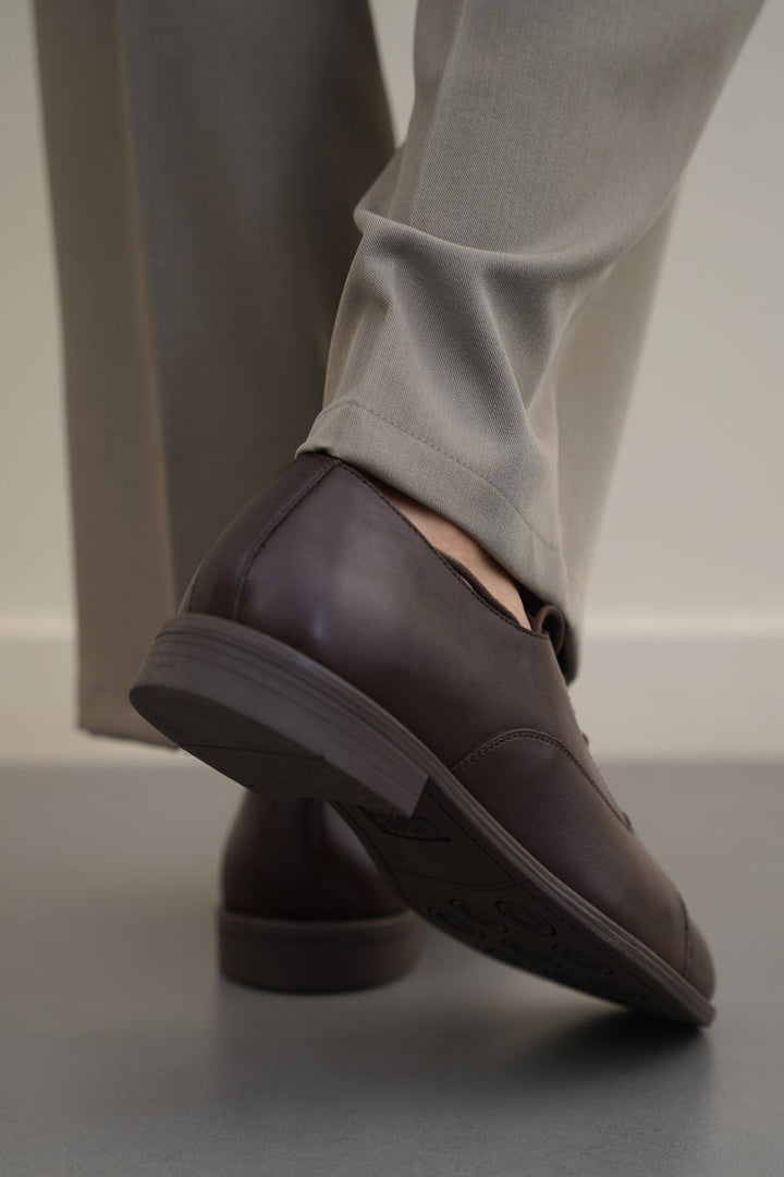 BROWN SMART LEATHER DRESS OXFORD