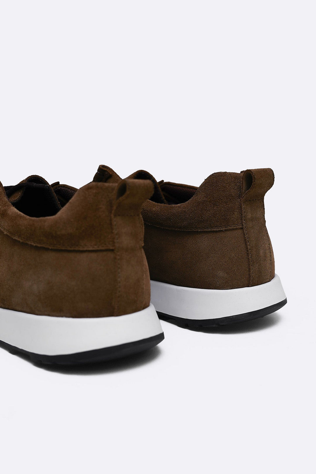 BROWN MOC TOE SUEDE WALKERS