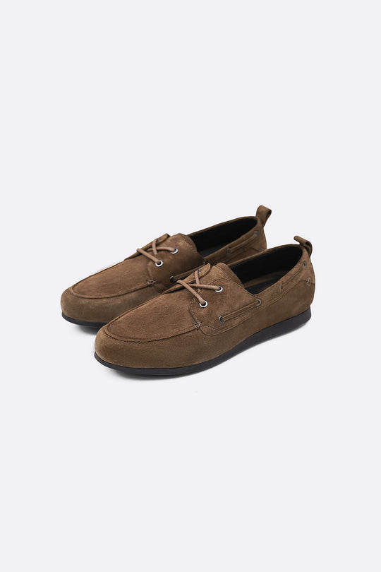 SUEDE BOAT SHOES