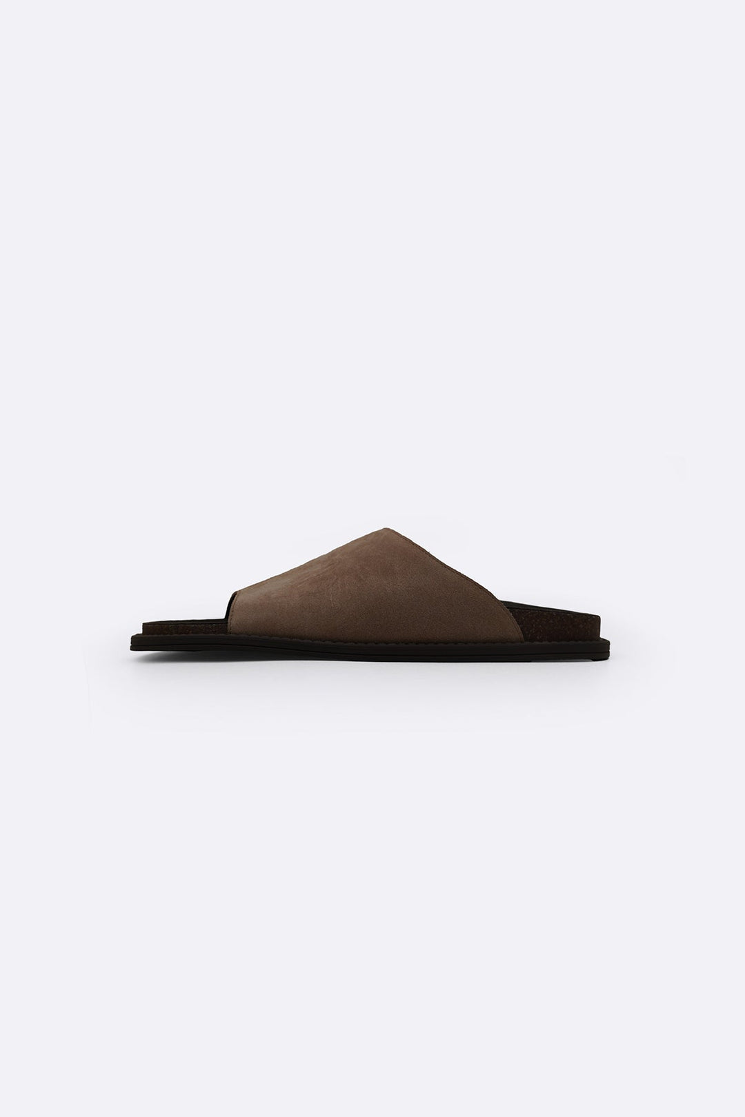 TAUPE EVERYDAY LEATHER SLIDES