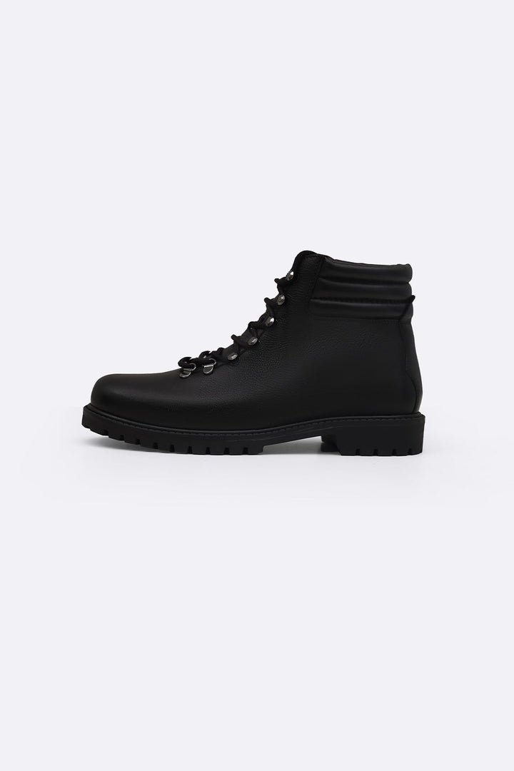 BLACK LEATHER URBAN HIKERS