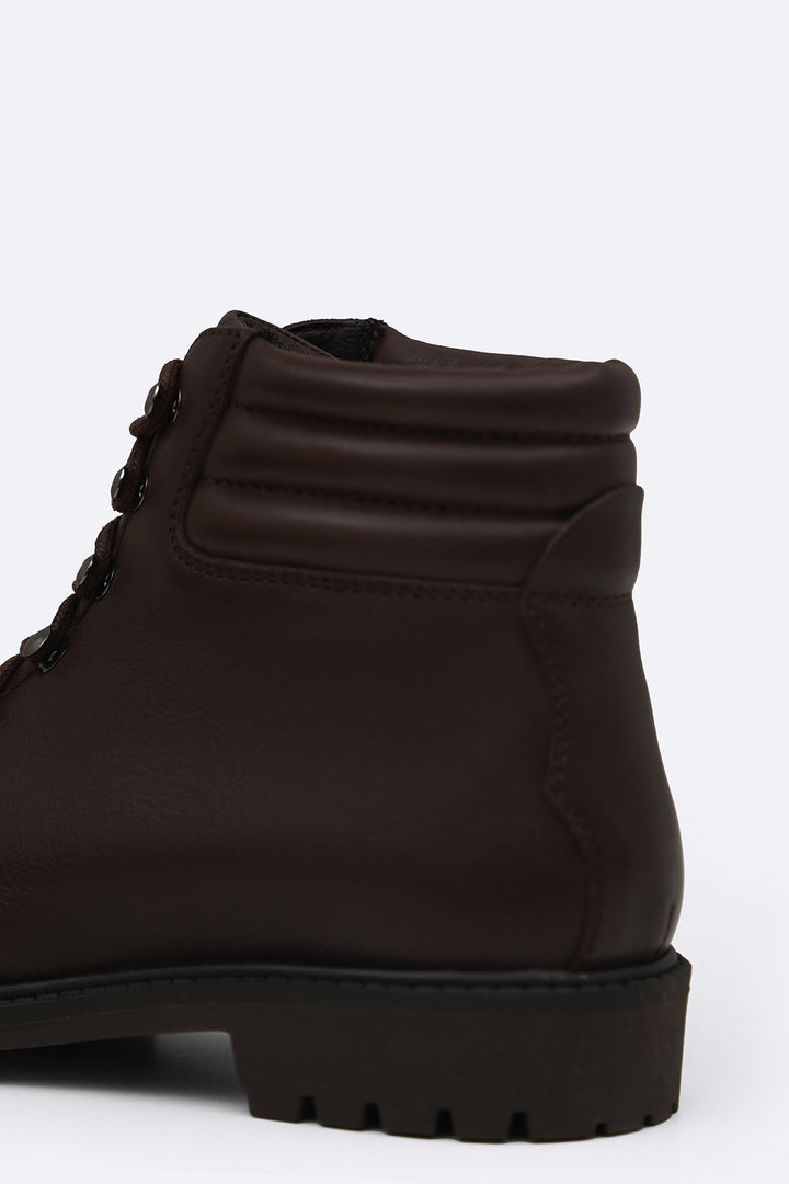 DARK BROWN LEATHER URBAN HIKERS