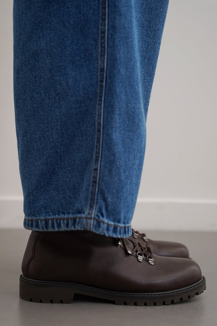 DARK BROWN LEATHER URBAN HIKERS