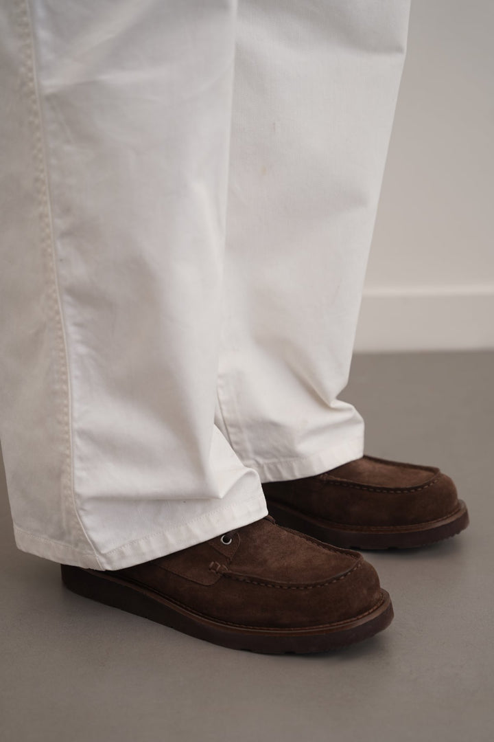 DARK BROWN SUEDE HIGH-ANKLE BOOT