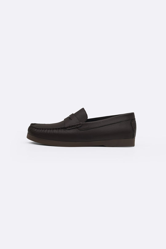COFFEE CLASSIC LEATHER LOAFERS