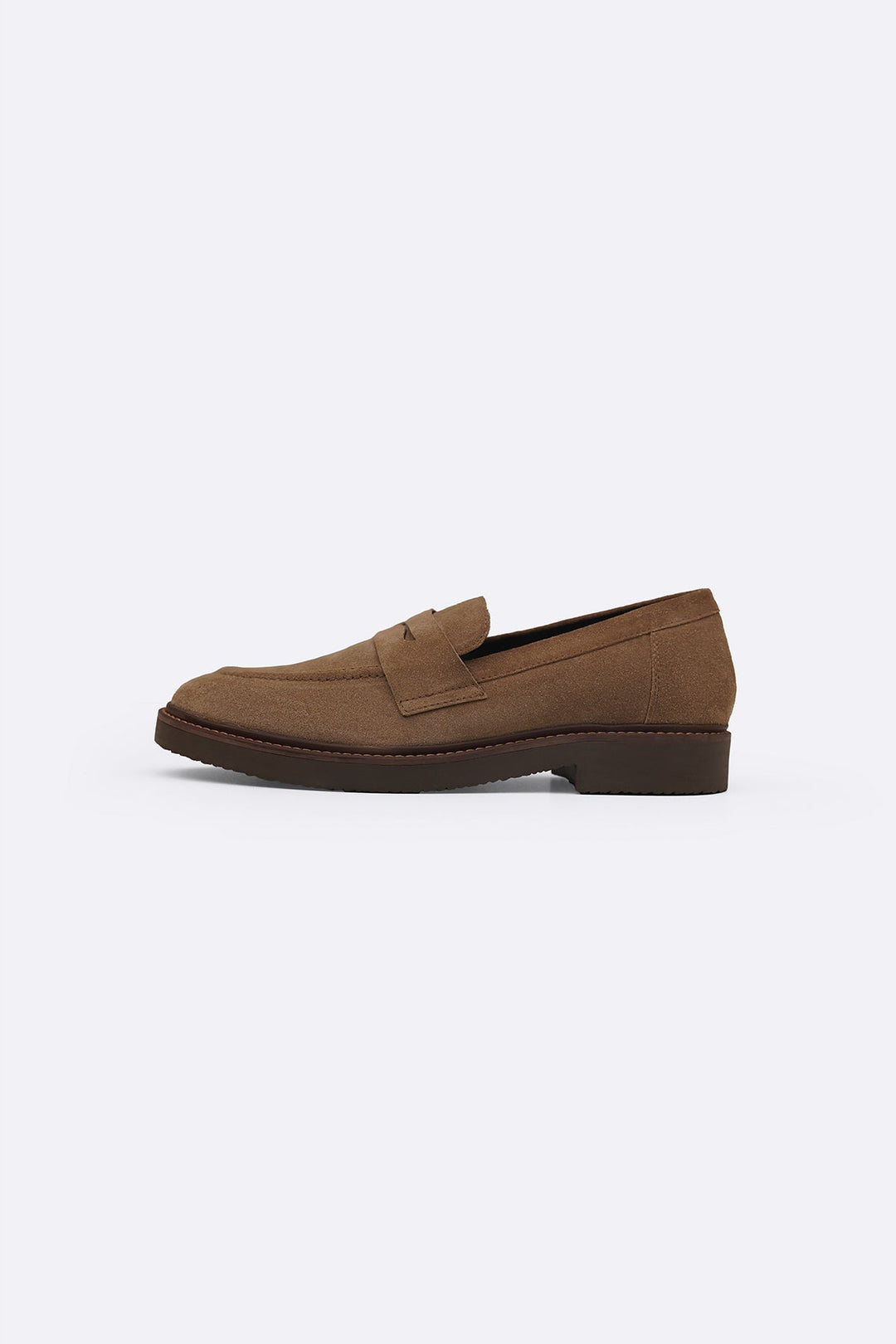 TAUPE SUEDE LEATHER LOAFERS