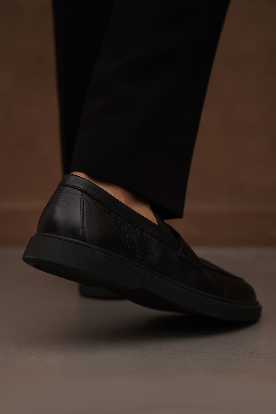 BLACK EVERYDAY LEATHER LOAFERS