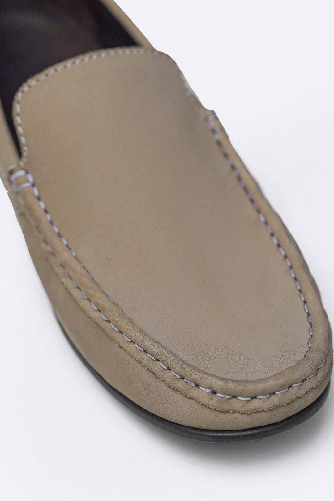 SAND COMFORT REAL LEATHER MOCCASIN