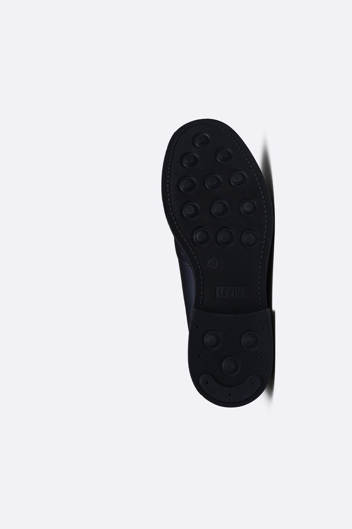 BLACK CLASSIC LEATHER DERBI SHOES