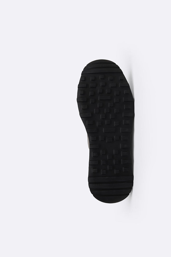 TAUPE AIR LEATHER SNEAKERS