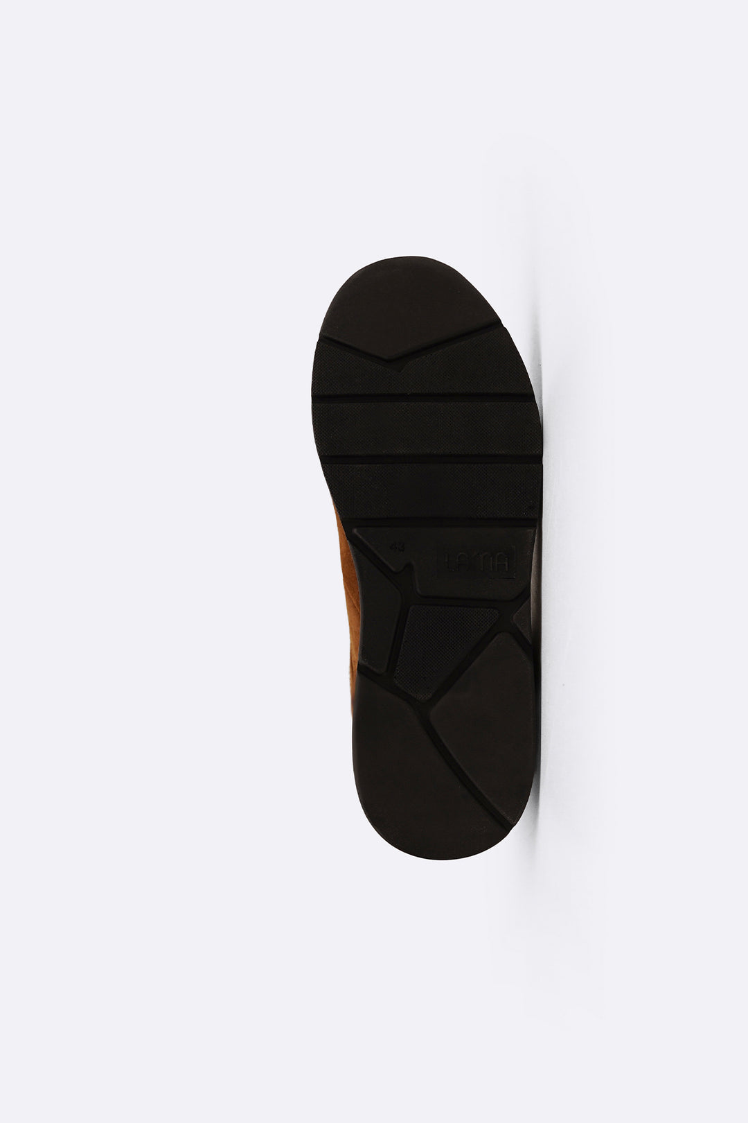 BROWN LACE-UP LEATHER SNEAKERS