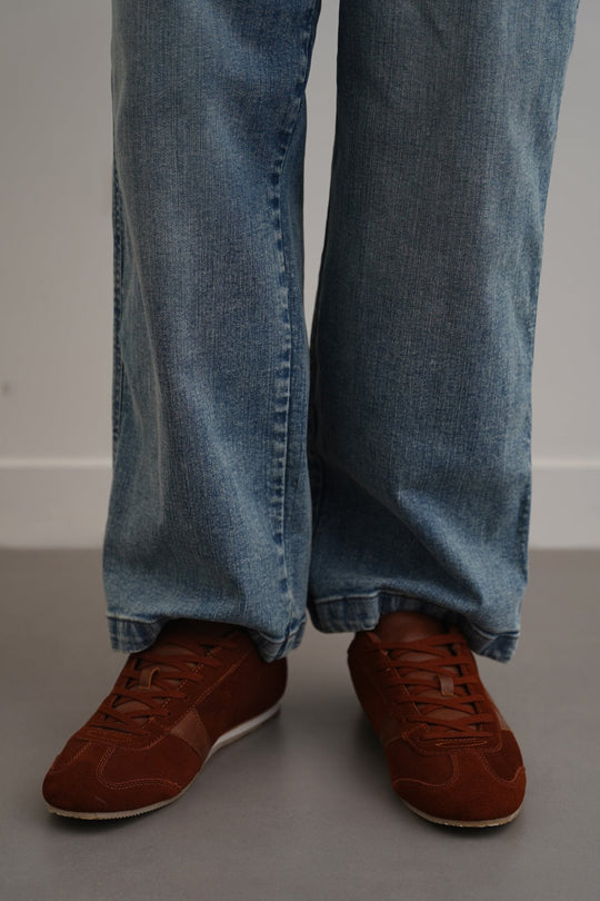 BROWN SUEDE LIFESTYLE SNEAKERS