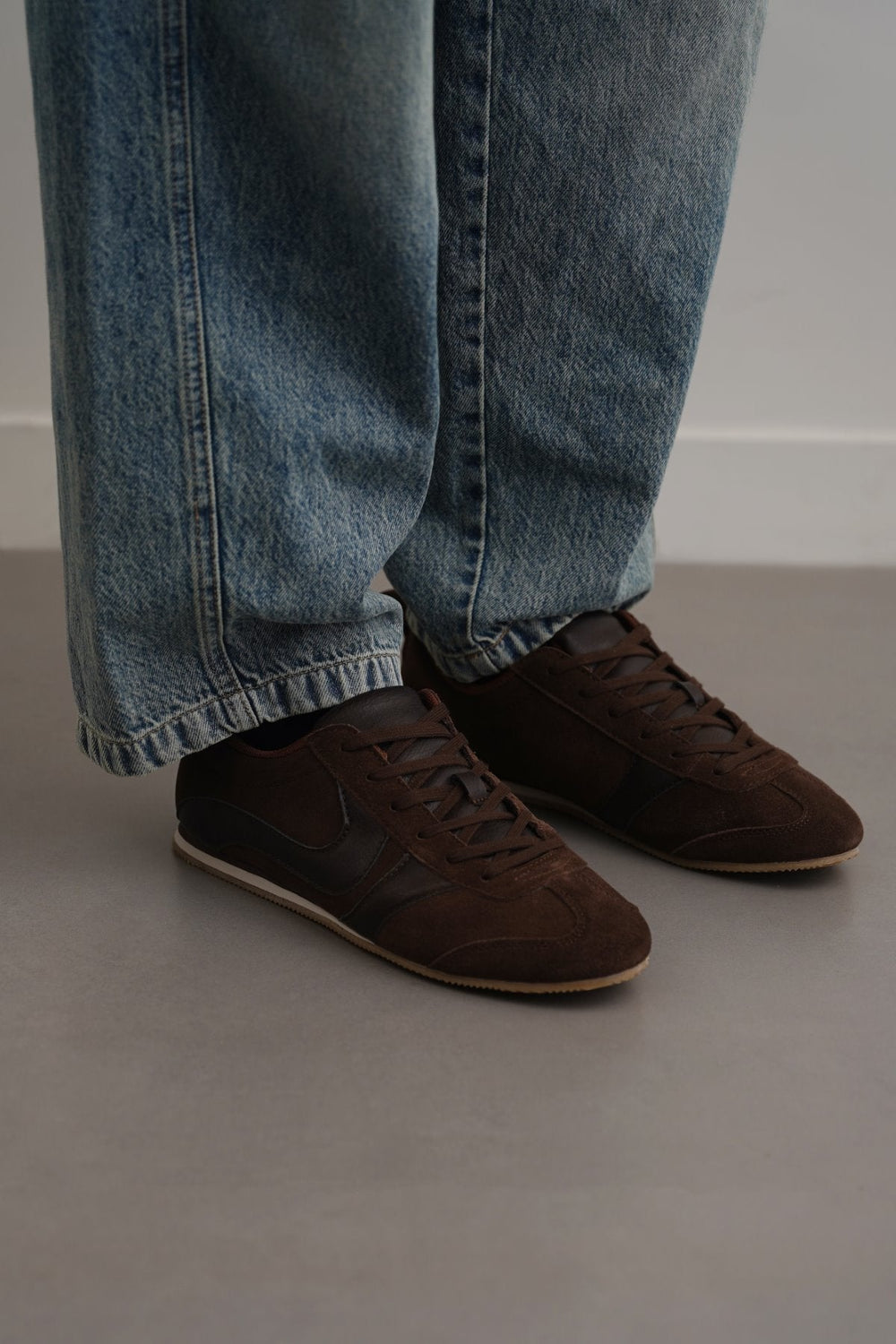 COFFEE SUEDE LIFESTYLE SNEAKERS