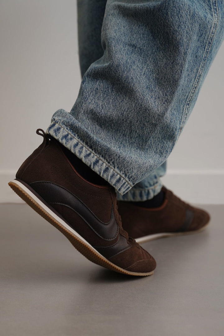 COFFEE SUEDE LIFESTYLE SNEAKERS