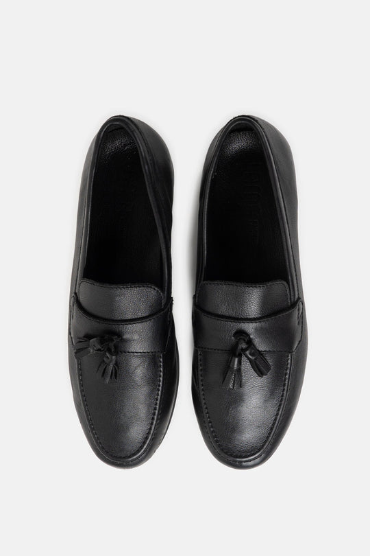 TASSEL LEATHER LOAFERS