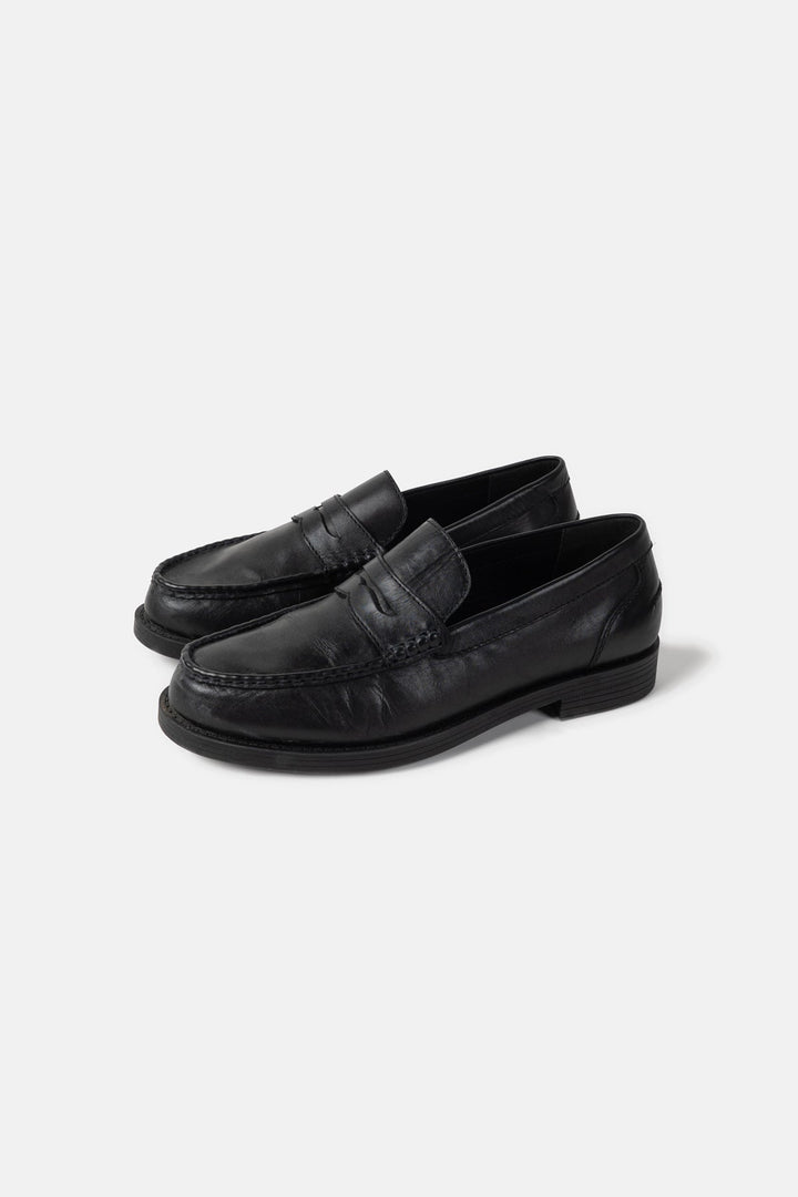 LEATHER PENNY LOAFERS
