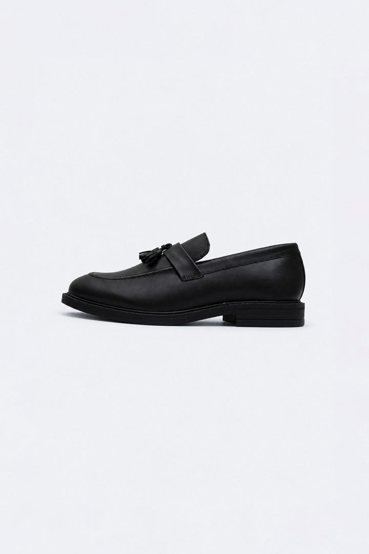 LEATHER TASSEL LOAFER