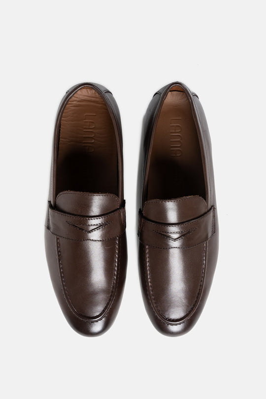 LEATHER PENNY LOAFERS