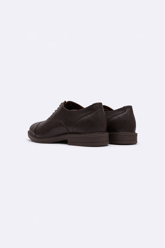 DARK BROWN CLASSIC OXFORD SHOES