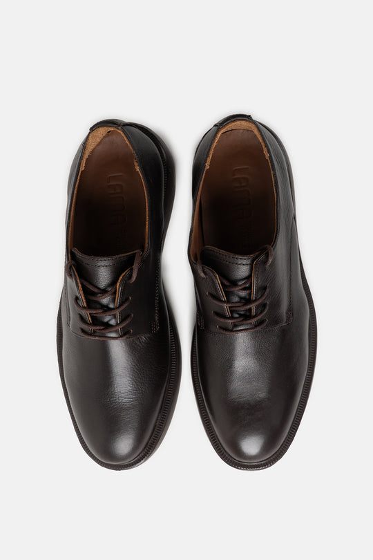 LEATHER DERBY SHOES