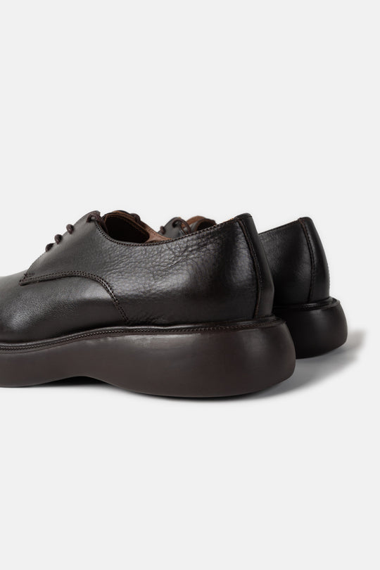 LEATHER DERBY SHOES