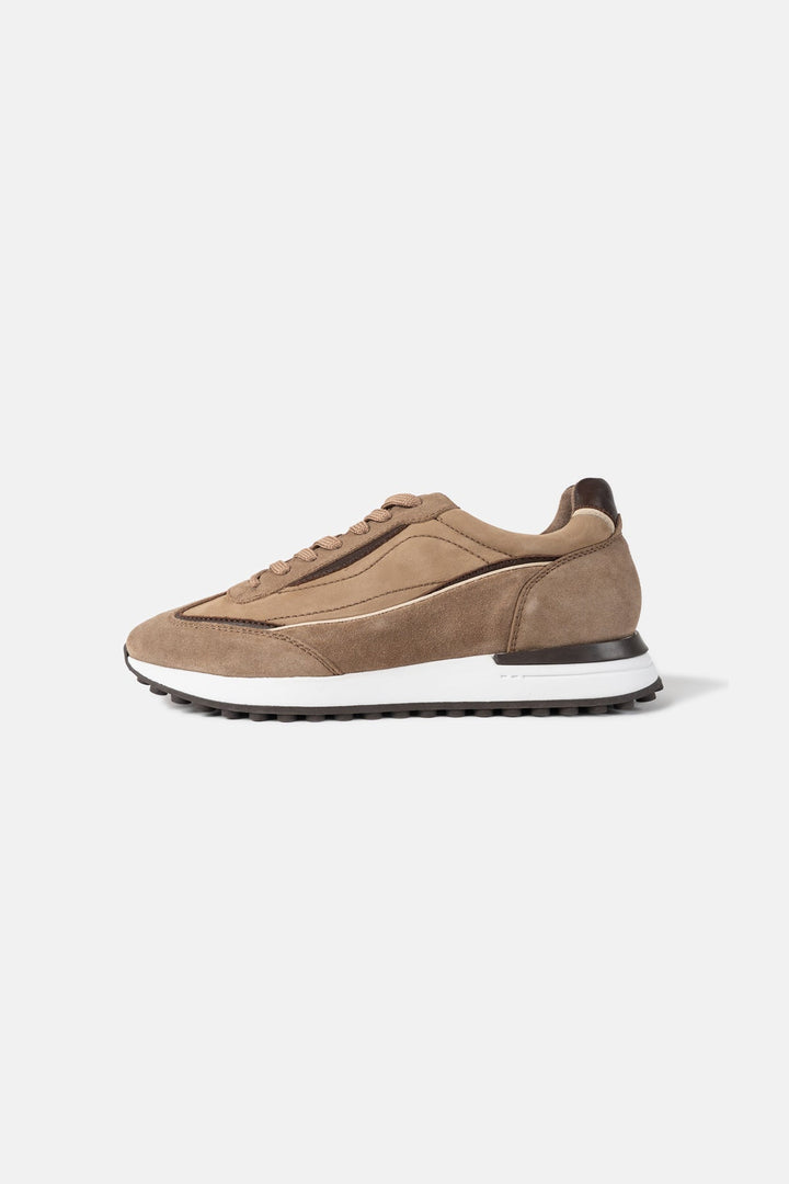 RETRO LEATHER SNEAKERS