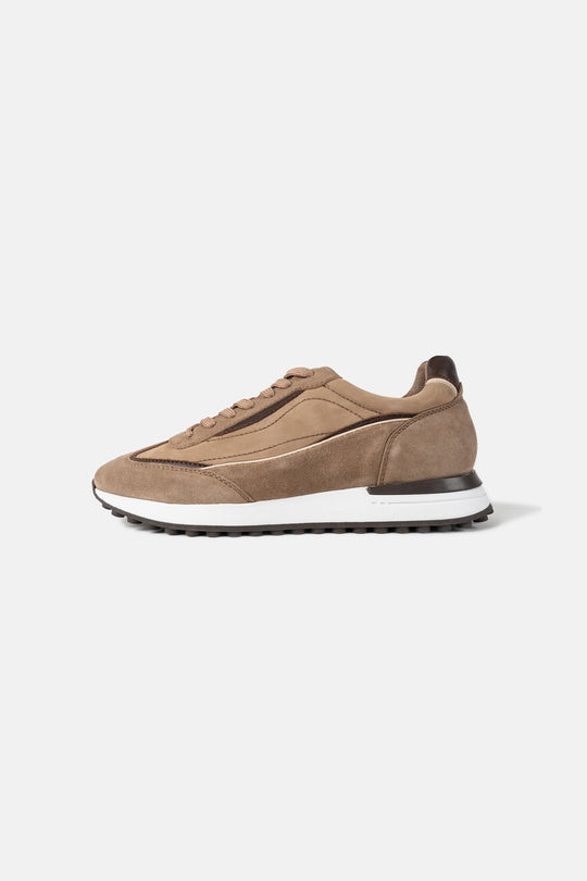 RETRO LEATHER SNEAKERS
