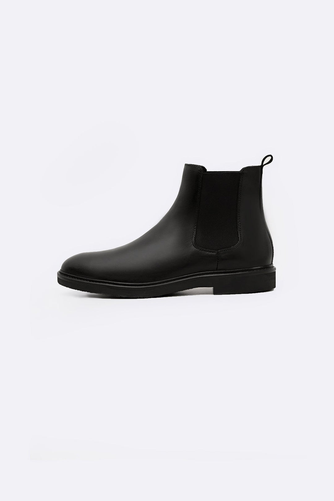 BLACK BOWIE LEATHER CHELSEAS