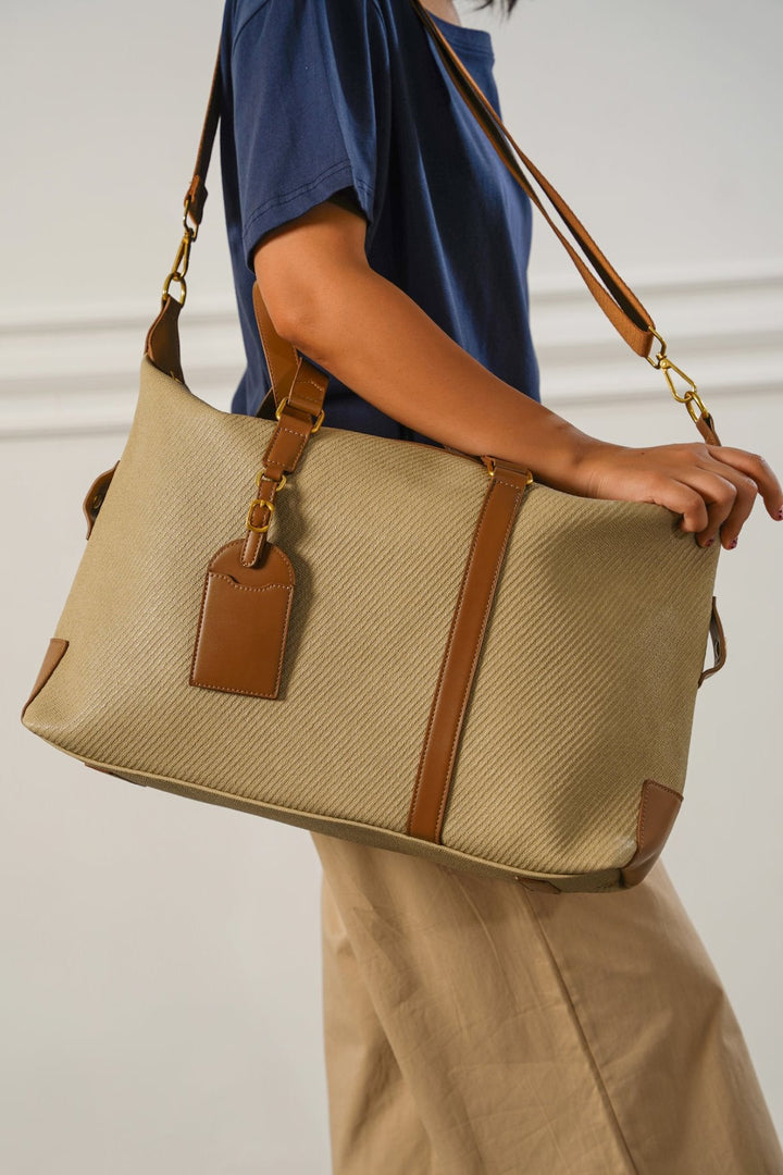 BEIGE ORTAKOY UNISEX DUFFEL