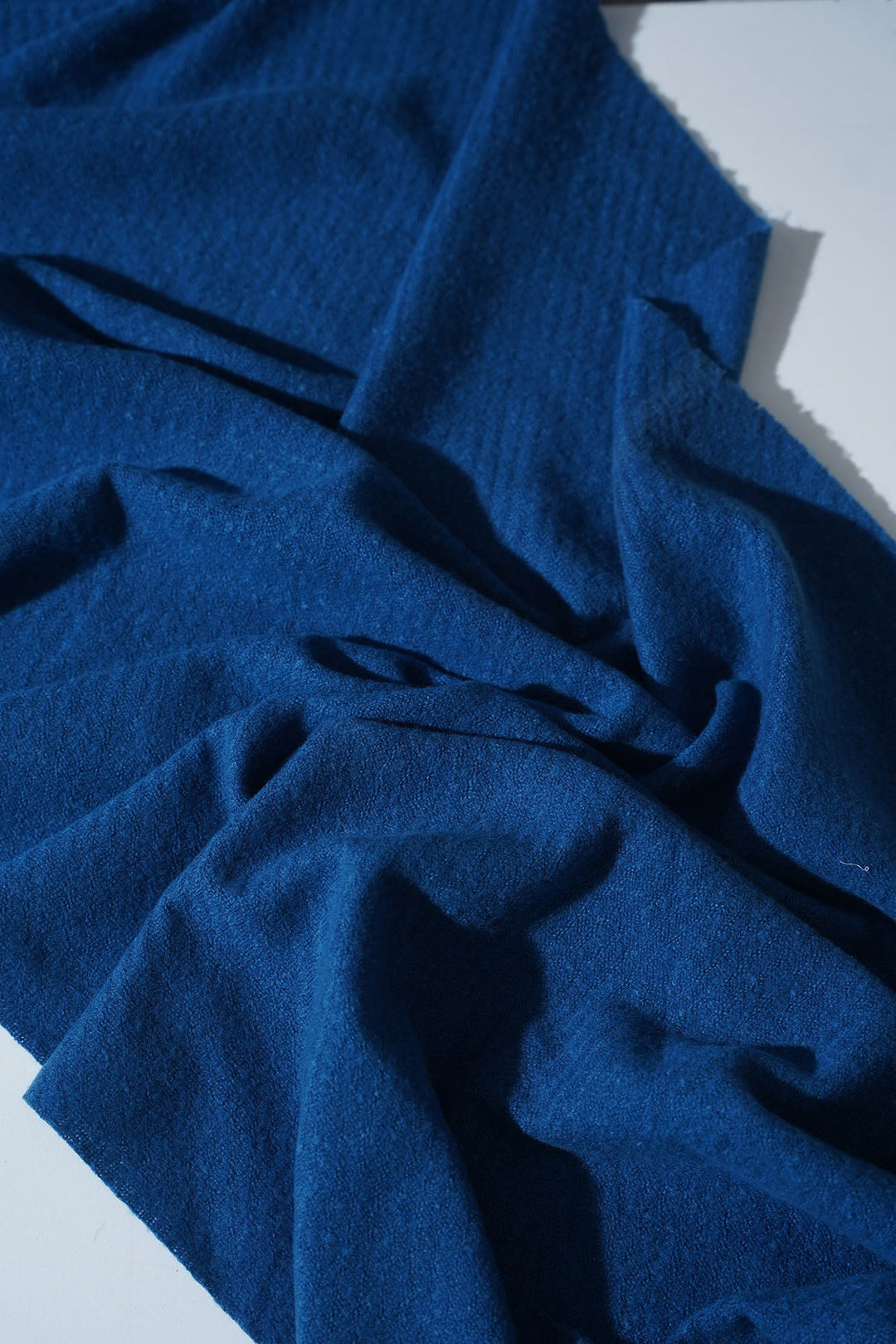 BLUE COZY WEAVE SCARF