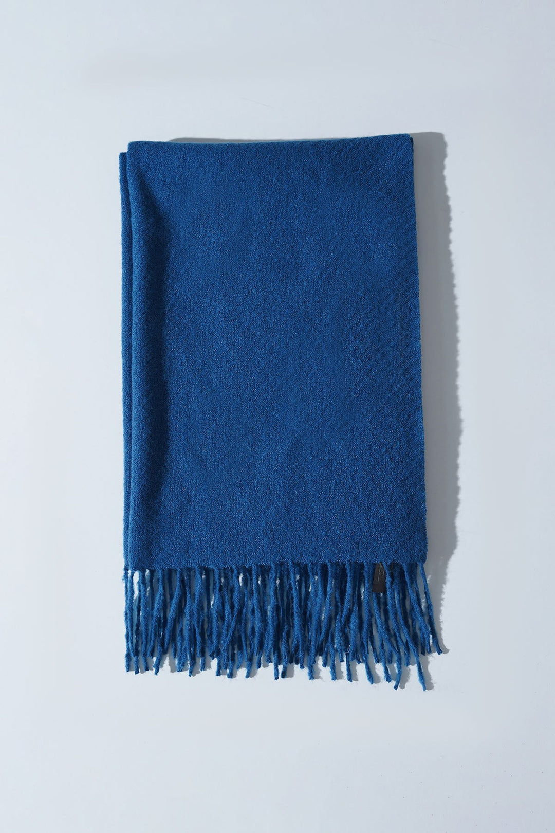 BLUE COZY WEAVE SCARF