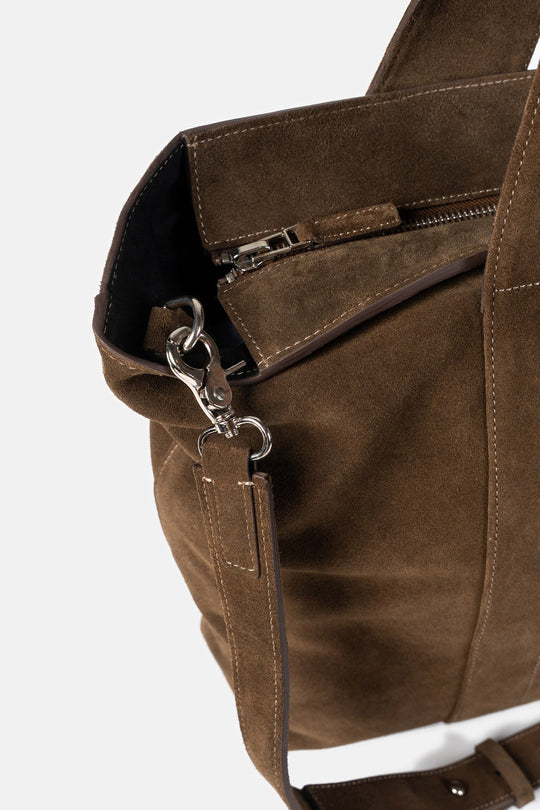 Suede Leather tote